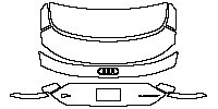 Audi e-tron GT RS e-tron GT 2021 - Trunk Lid (with “RS” and “e-tron GT” emblems)