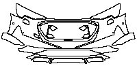 Audi e-tron e-tron 2019 - Bumper+Headlamp
