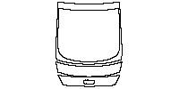 Audi TT TT Coupe 2016 - Trunk Lid (without model emblem, without Competition Package)