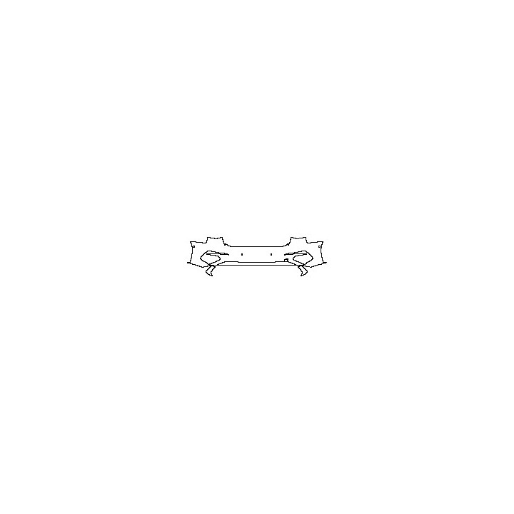 Audi A3 Sportback 2013 - Rear Bumper