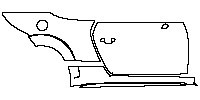 Audi TT TTS Roadster 2016 - (right) Door+Rear Fender+Side Skirt (for Left Hand Drive)