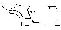 Audi TT TTS Roadster 2016 - (right) Door+Rear Fender+Side Skirt (for Right Hand Drive)
