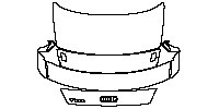 Audi TT TT RS Roadster 2020 - Trunk Lid (with ''TTRS'' model emblem)