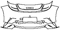 BYD Dolphin (CN) Base 2021 - Bumper+Headlamp (with Camera , with 258mm wide ''BYD'' emblem)