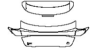 BYD Dolphin (CN) Base 2021 - Trunk Lid (with ''比亚迪'' , ''EV'' , ''海豚'' emblems)