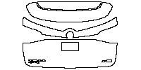 Buick Enclave Exterior 2020 - Trunk Lid (With“Enclave”“28T”“上汽通用”word mark)