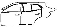 Buick Envicion S Exterior 2020 - (left)Door+Side Skirt+Rear Fender
