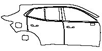 Buick Envicion S Exterior 2020 - (right) Door+Side Skirt+Rear Fender