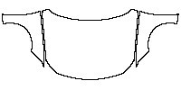 Buick Regal Sedan 2018 - Hood+Fender