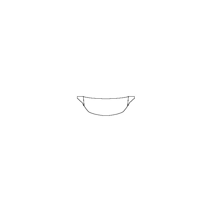 Buick Regal Sedan 2018 - Hood+Fender (One third of Hood + Fender)