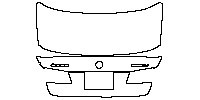 BMW 5 Series Sedan 2014 - Trunk Lid (with 华晨宝马 and 5##Li emblems)
