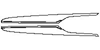 BMW X1 Interior 2016 - (rear) Door Trim (with silver trim, with ambient light.)