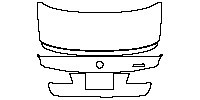 BMW 5 Series Sedan 2014 - Trunk Lid (with M5 emblem)