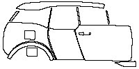 BMW i3S Exterior 2014 - (right) Door+Side Skirt+Rear Fender