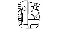 BMW X5 Interior 2014 - Center Console Buttons (for Left Hand Drive，without suspension height adjustment lever, without off-road