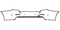 BMW 5 Series Sedan 2014 - Rear Bumper
