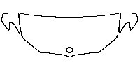 BMW 5 Series Sedan 2014 - Hood+Fender (One third of Hood + Fender)