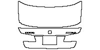 BMW 5 Series Sedan 2014 - Trunk Lid (with ''华晨宝马'' ''5##Le'' emblem)