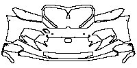 BMW 5 Series Sedan 2021 - Bumper+Headlamp (with Camera)