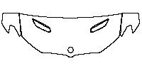 BMW 5 Series Sedan 2021 - Hood+Fender (One third of Hood + Fender)