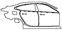 (right) Door+Side Skirt+Rear Fender