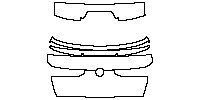 BMW X6 M50i 2020 - Trunk Lid (without emblem)