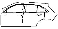 (left)Door+BC Pillar+Rear Fender