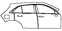 (right) Door+BC Pillar+Rear Fender