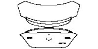 Cadillac CT4 Exterior 2020 - Trunk Lid (With“CT4”“28T”“上汽通用”word mark)
