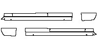 Dodge Charger Standard body 2019 - Rocker Panel
