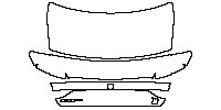Dodge Charger Widebody 2020 - Trunk Lid (with ''CHARGER'' emblem)
