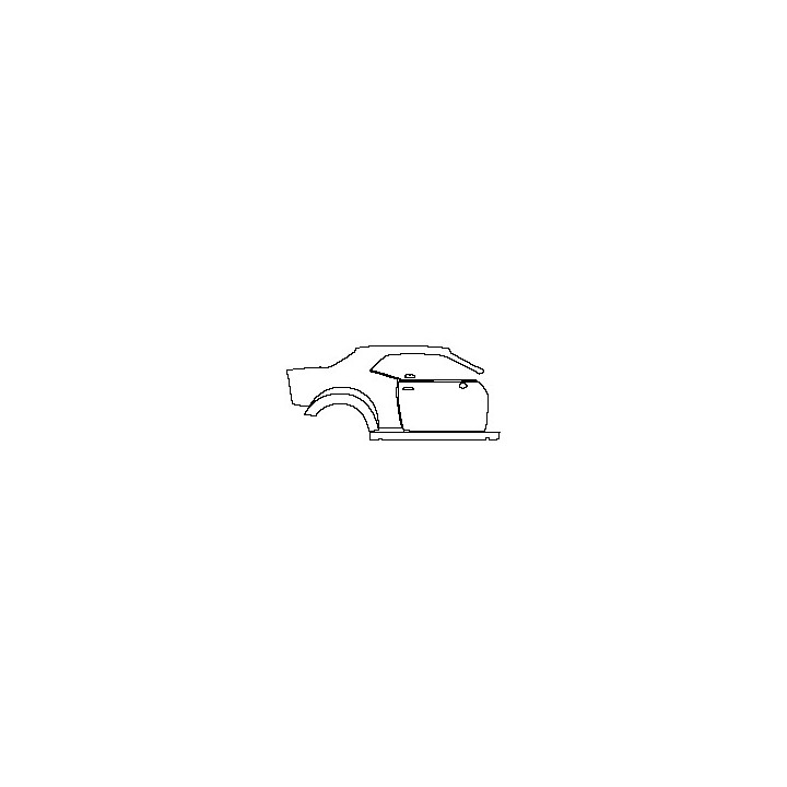 (right)Door+Side Skirt+Rear Fender