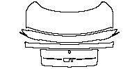 Ford Mustang Fastback 2015 - Trunk Lid (With Spoiler，With''GT''model emblem)