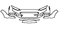 Ford Mustang Fastback 2021 - Bumper+Headlamp (without Racing Stripes)
