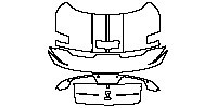 Ford Mustang Fastback 2021 - Trunk Lid (With Racing Stripes)