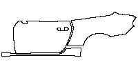 (left) Door+Side Skirt+Rear Fender