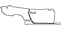 (right) Door+Side Skirt+Rear Fender