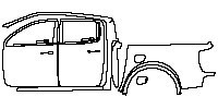 (left) Door+Rear Fender+Side Skirt