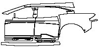 (left)Door+Side Skirt+Rear Fender