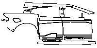 (right)Door+Side Skirt+Rear Fender