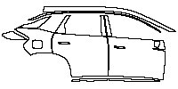 Hycan 007 Exterior 2020 - (right) Door+Side Skirt+Rear Fender