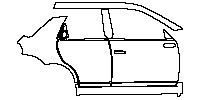 Honda Honda e Exterior 2020 - (right) Door+Rear Fender+Side Skirt