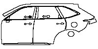 (left) Door+Rear Fender+Side Skirt