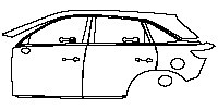 (left) Door+Rear Fender+Side Skirt