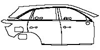 (right) Door+Rear Fender+Side Skirt