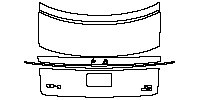 Hongqi H9 Exterior 2020 - Trunk Lid (With“中国一汽”“H9”“45TD”word mark)