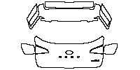 Hyundai Nexo Exterior 2019 - Trunk Lid (with ''NEXO'' , ''Fuel Cell'' emblems)