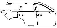 (right) Door+Rear Fender