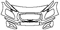 Jaguar F-Type R 2018 - Bumper+Headlamp