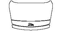 Jaguar F-Type Base 2021 - Trunk Lid (with ''Jaguar''model emblem)